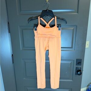 Women’s Peach Activewear Set - Sports Bra & Leggings